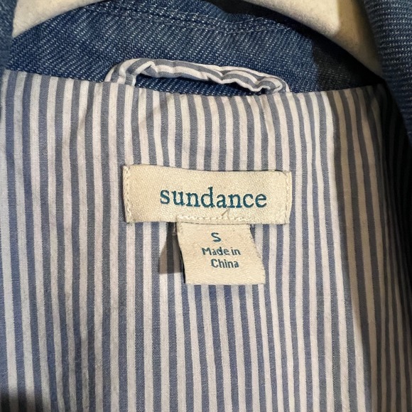 Sundance Oaklee Denim Double Breasted Blazer Jacket, Women's Size S - Picture 4 of 14